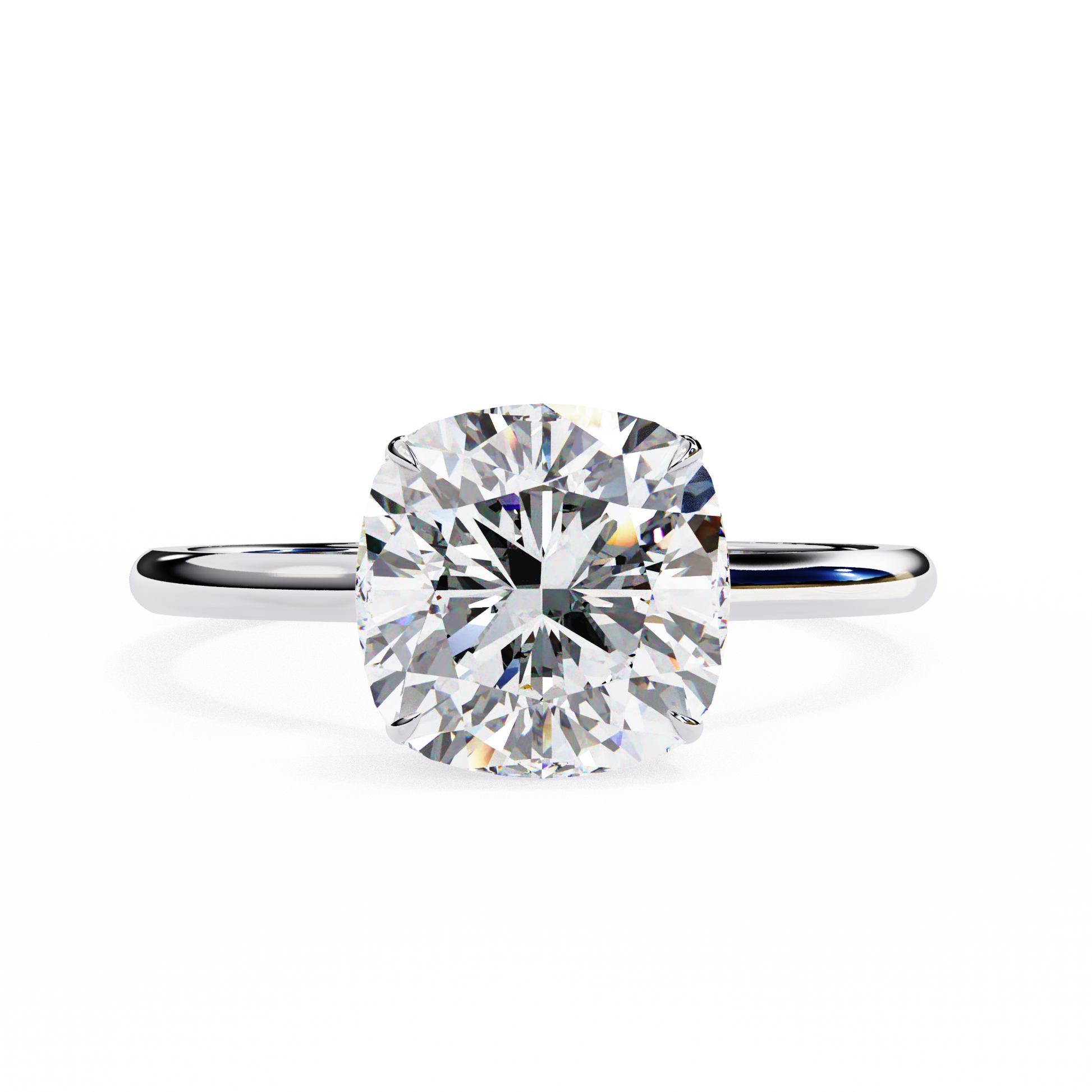 3.00 CT CUSHION Cut Diamond Engagement Ring - Ulight Jewels