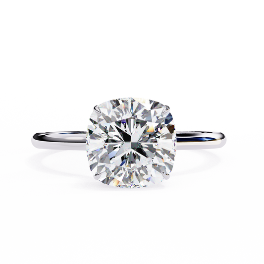 3.00 CT CUSHION Cut Diamond Engagement Ring - Ulight Jewels