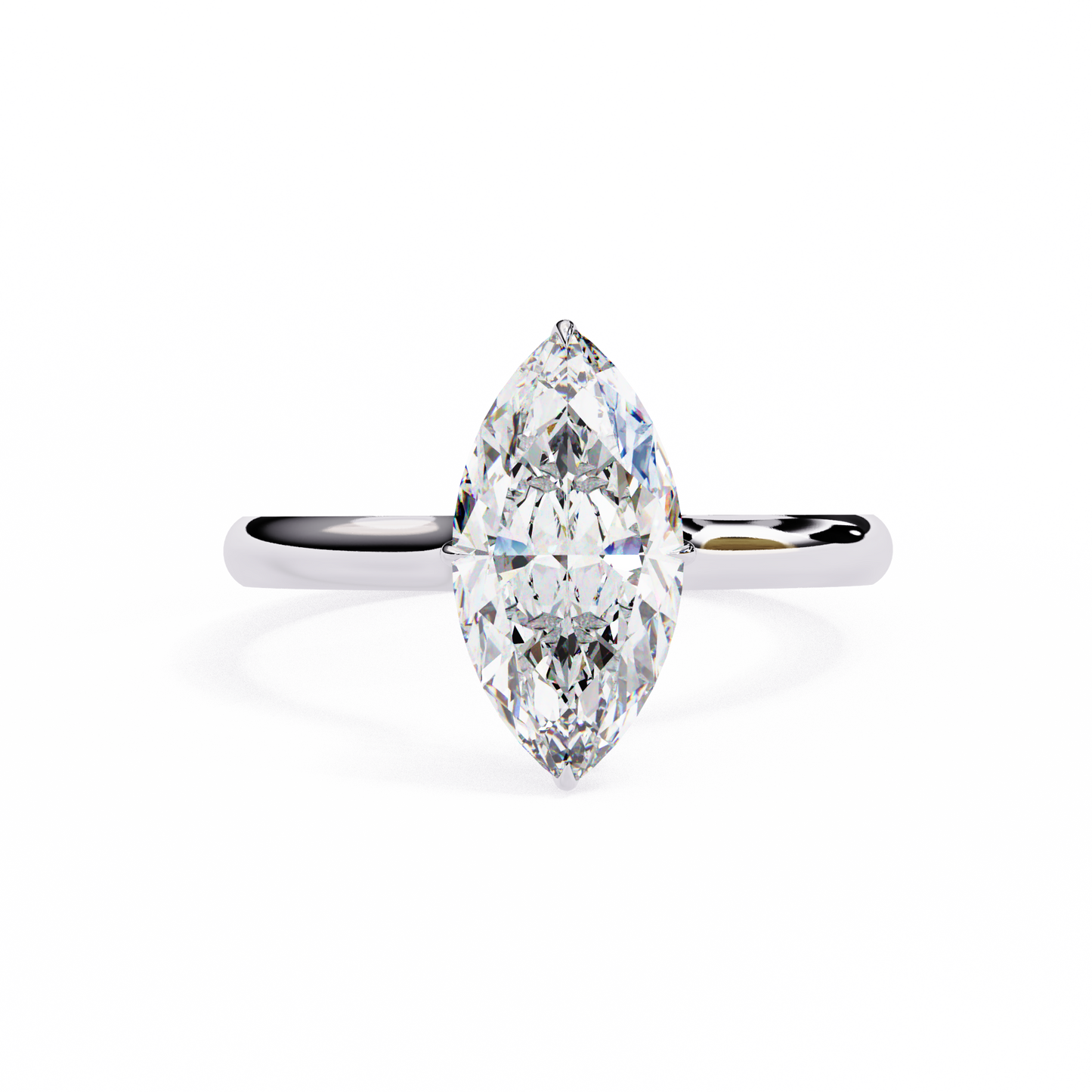 1.50 CT  Marquise Cut Diamond Engagement Ring - Ulight Jewels