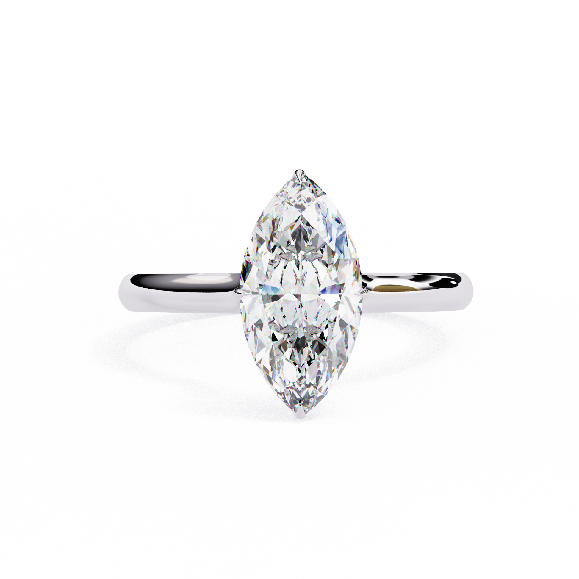 1.50 CT  Marquise Cut Diamond Engagement Ring - Ulight Jewels