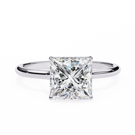 2.00 CT  Princess Cut Diamond Engagement Ring - Ulight Jewels