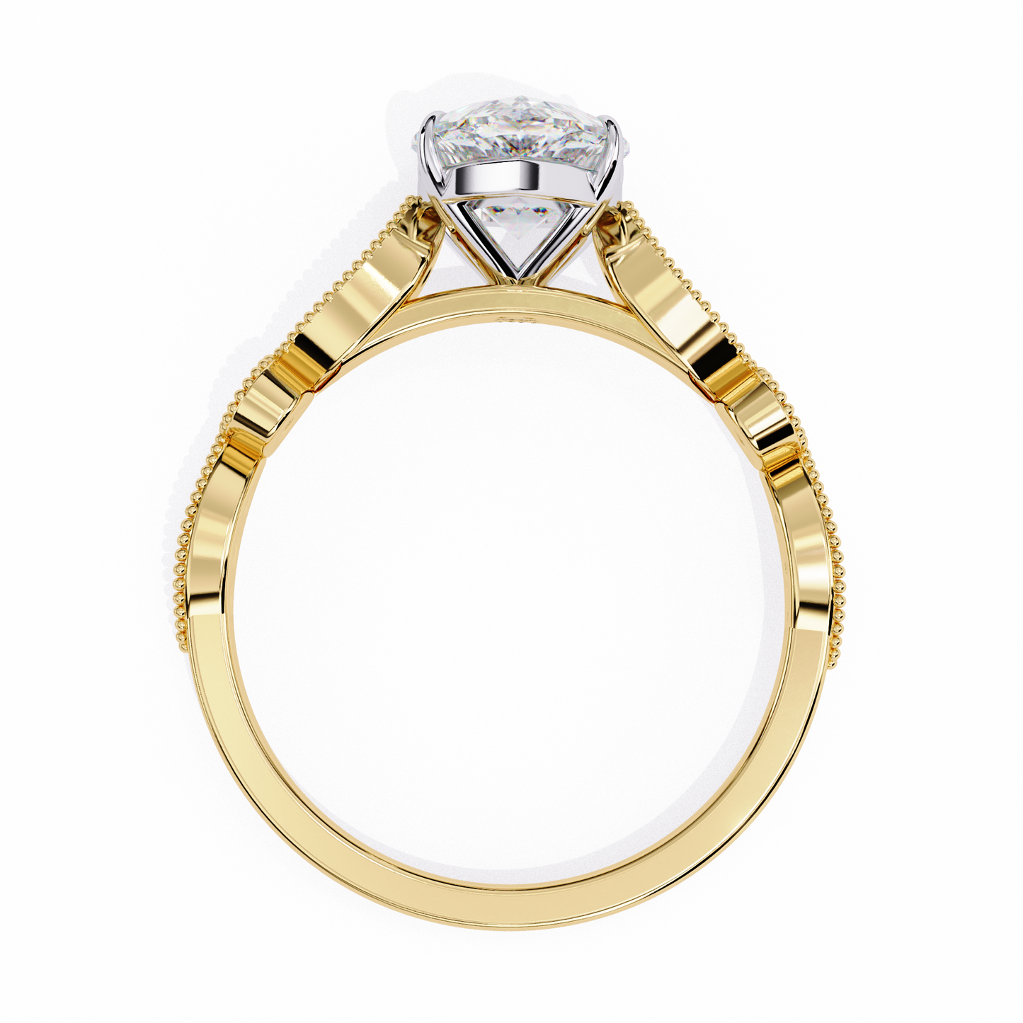 1.50 CT OVAL Cut Diamond Engagement Ring