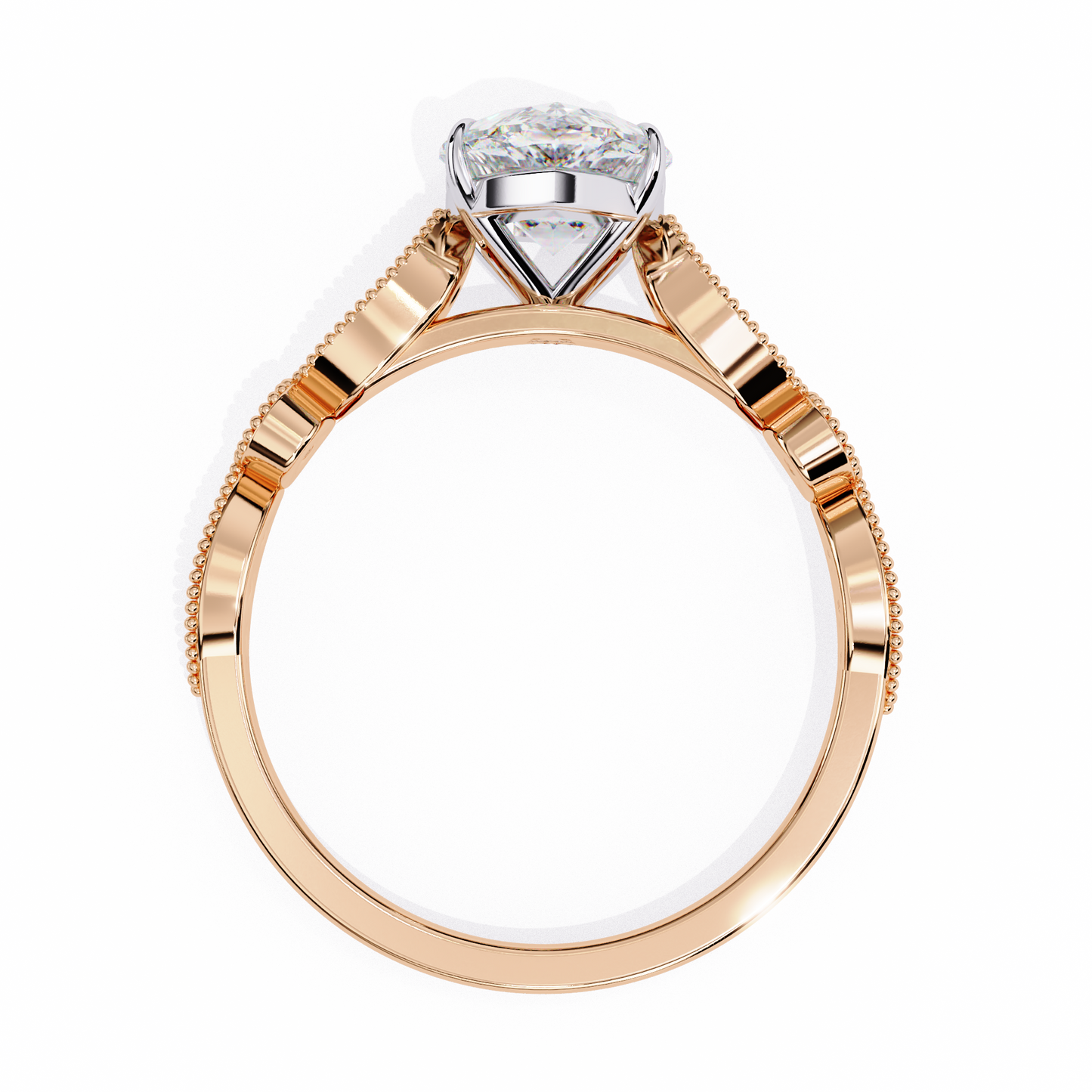 1.50 CT OVAL Cut Diamond Engagement Ring