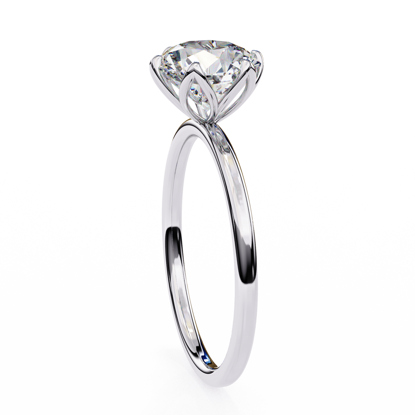 2.00 CT Round Cut Diamond Engagement Ring