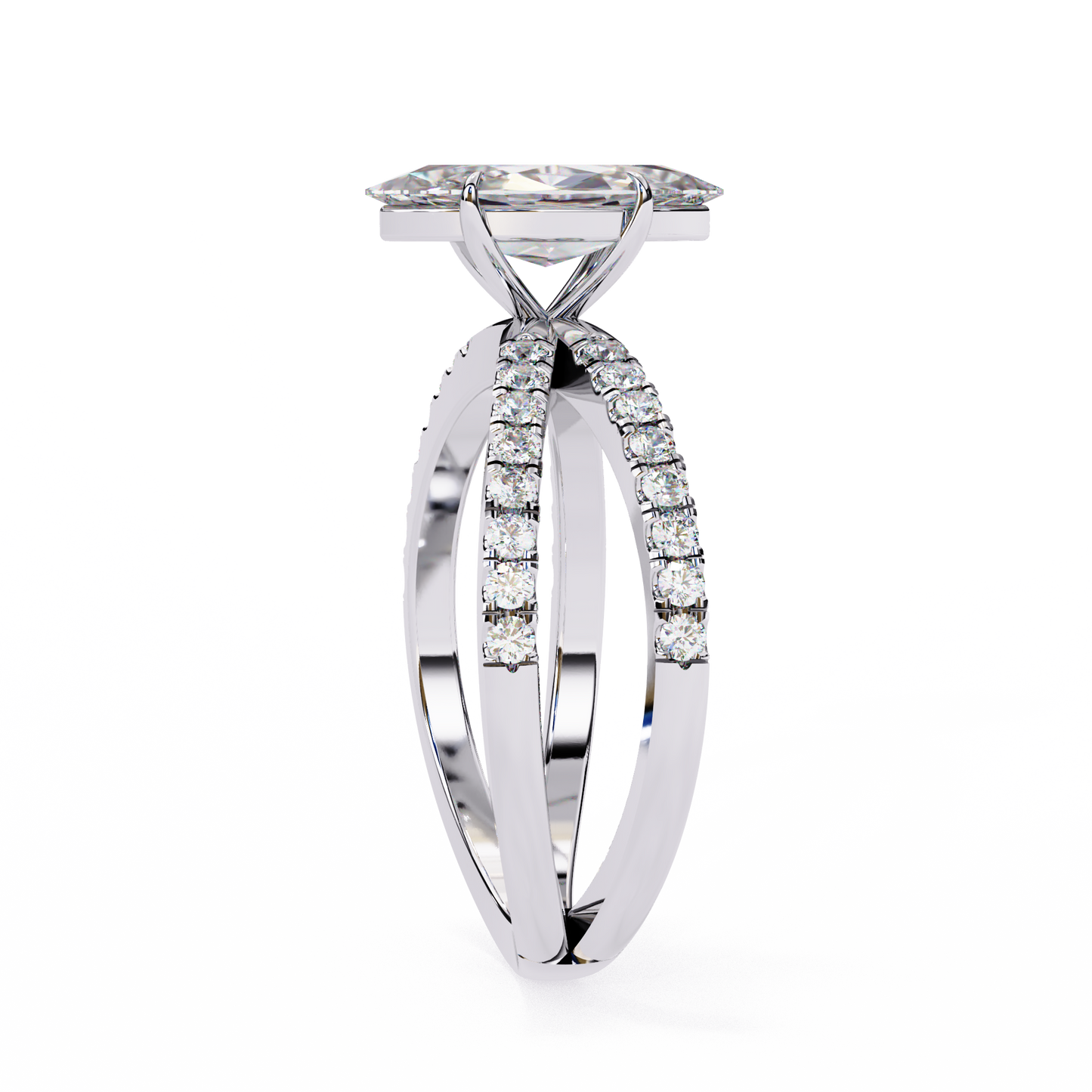 1.00 CT MARQUISE Cut Diamond Engagement Ring