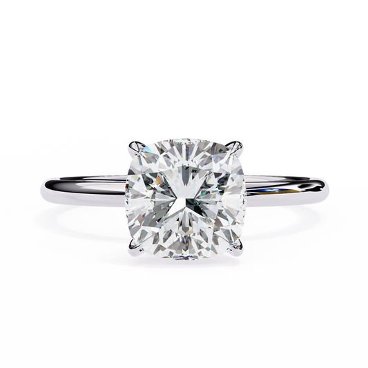 3.00  CT Cushion Cut Diamond Engagement Ring - Ulight Jewels