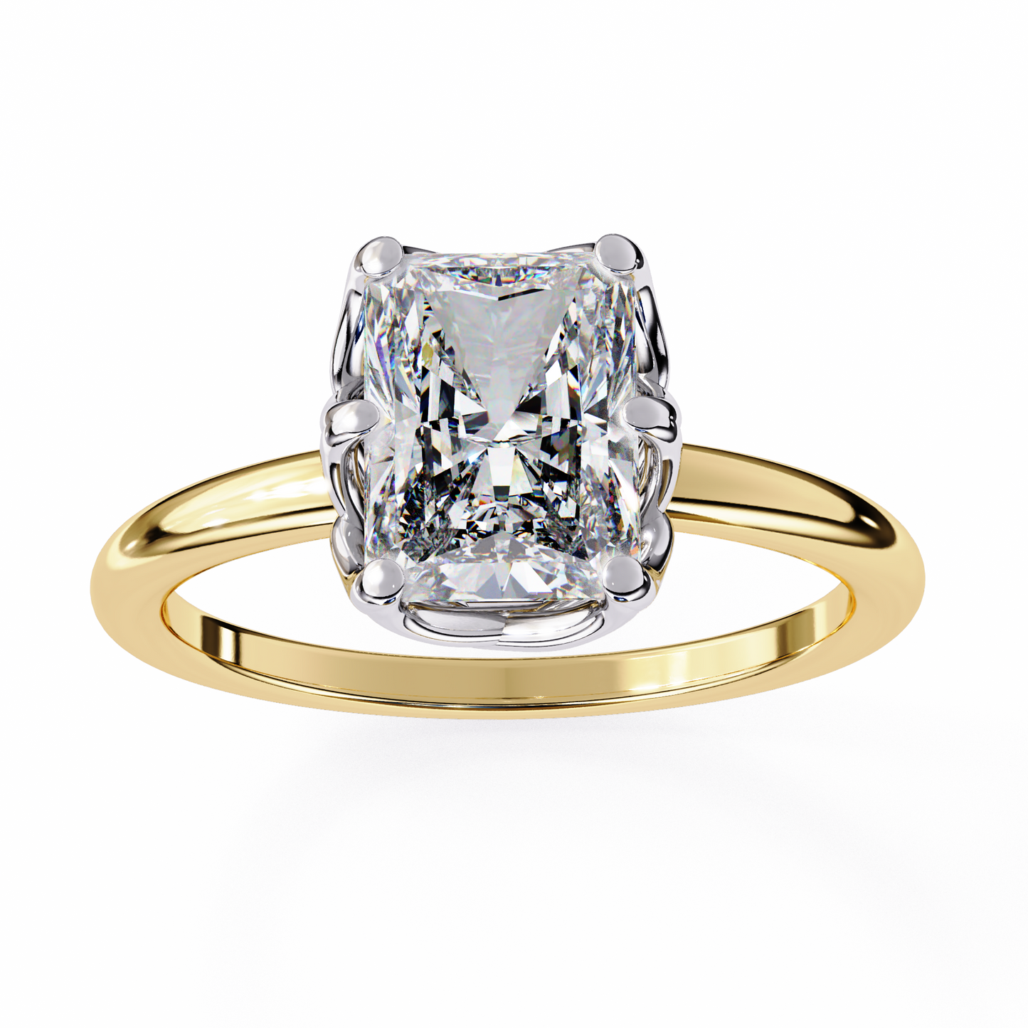 2.00 CT RADIANT Cut Diamond Engagement Ring