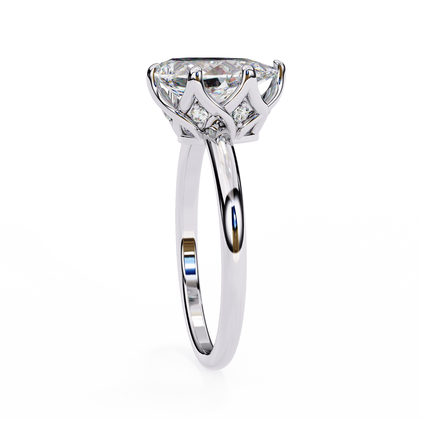 2.00 CT PEAR Cut Diamond Engagement Ring