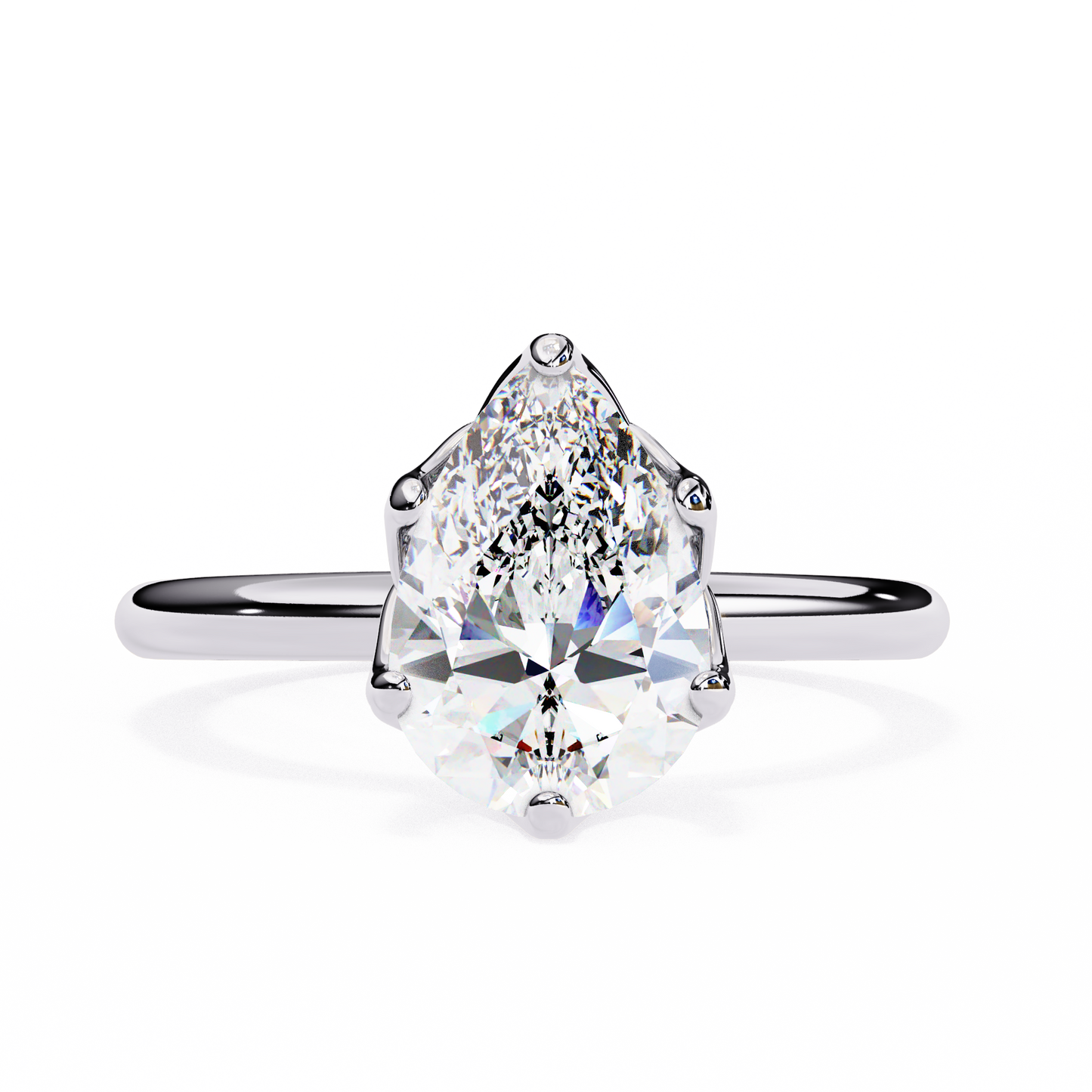 2.00 CT PEAR Cut Diamond Engagement Ring