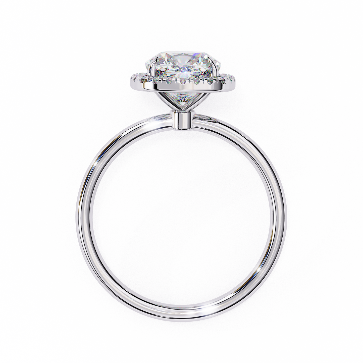 2.00 CT  Cushion  Cut Diamond Engagement Ring