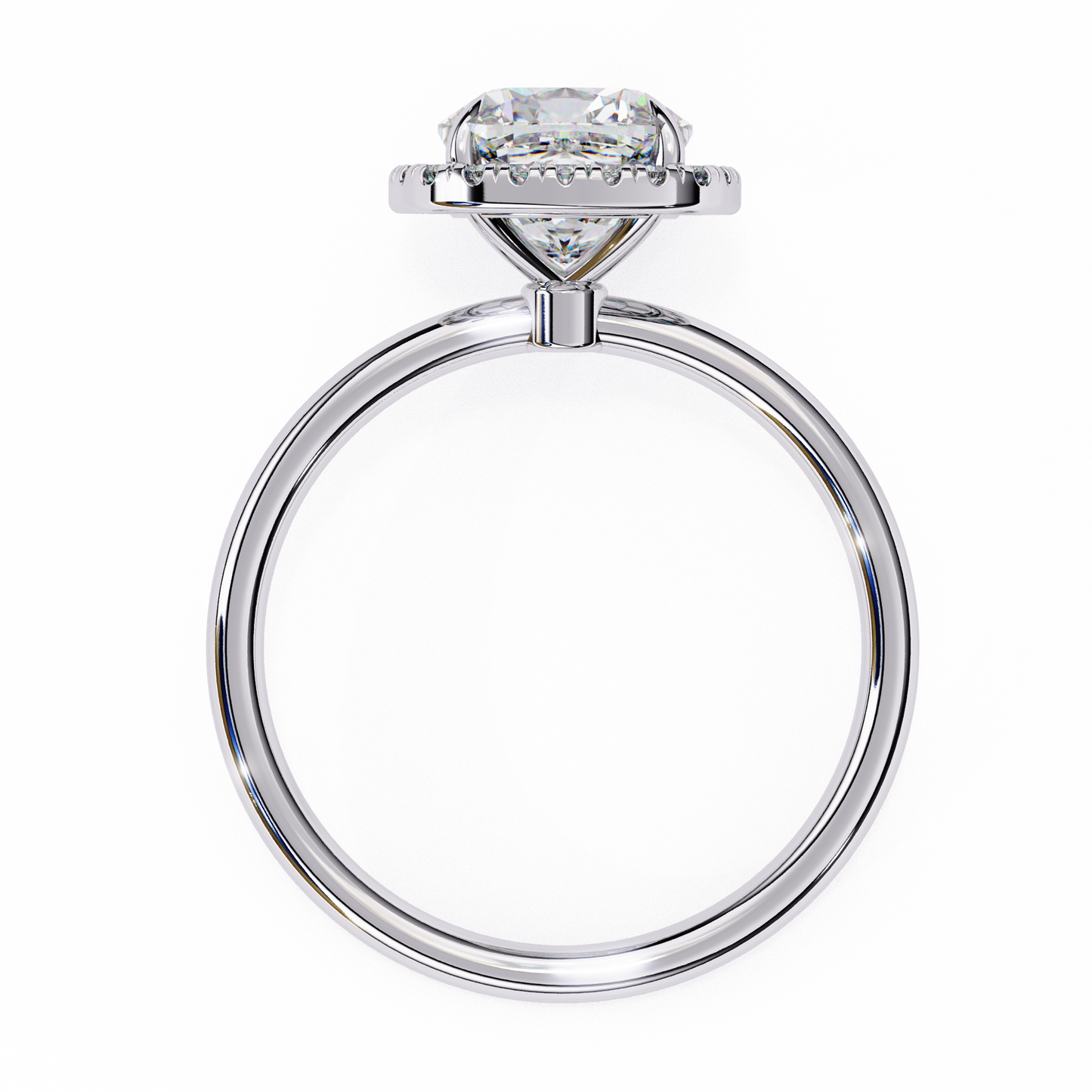 2.00 CT  Cushion  Cut Diamond Engagement Ring