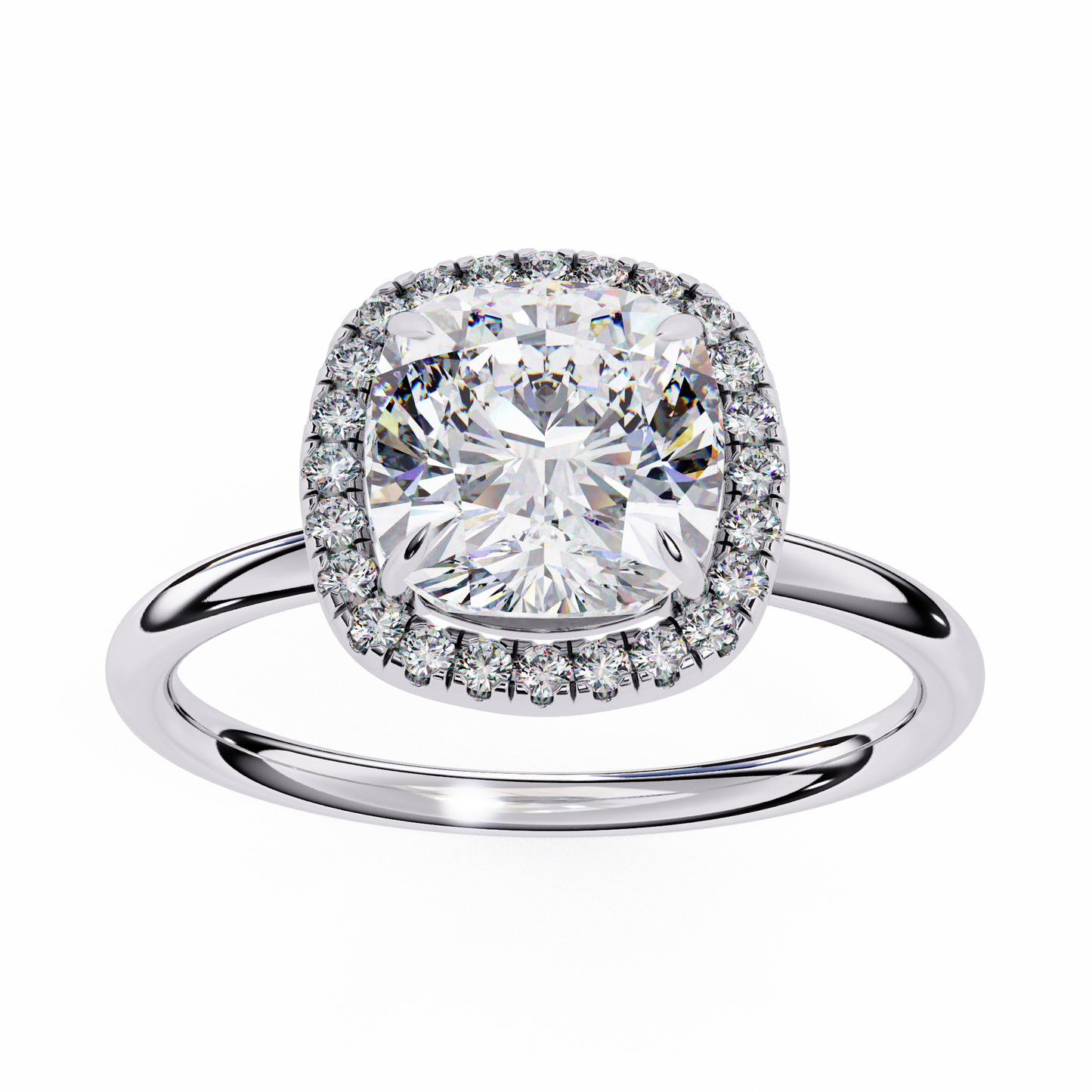 2.00 CT  Cushion  Cut Diamond Engagement Ring - Ulight Jewels