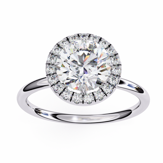 1.50   CT  Round Cut Diamond Wedding Rings - Ulight Jewels