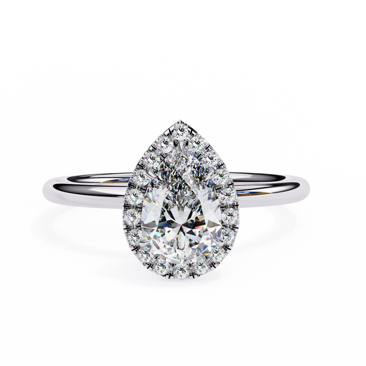 2.00 CT Pear Cut Diamond Engagement Ring - Ulight Jewels