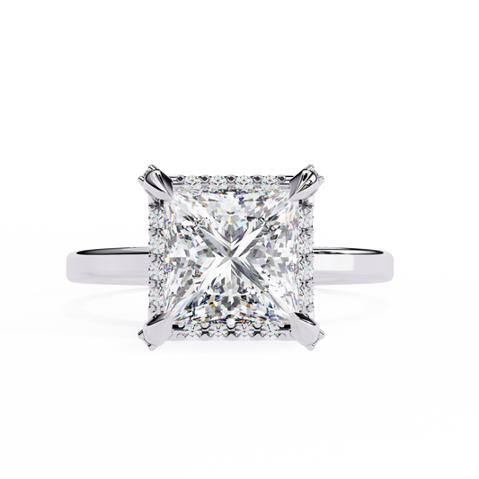 2.00 CT Princess Cut Diamond Engagement Ring - Ulight Jewels