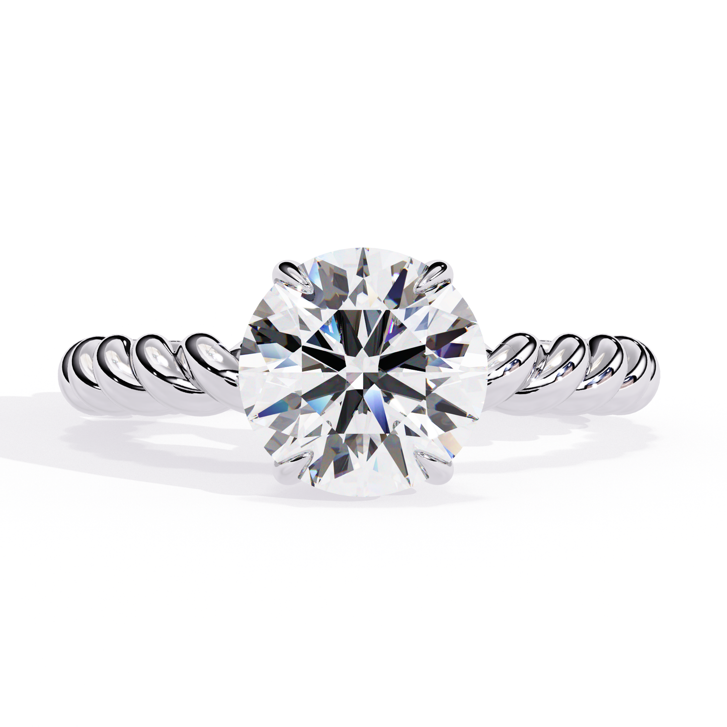 2.00 CT  Round  Cut Diamond Engagement Ring - Ulight Jewels